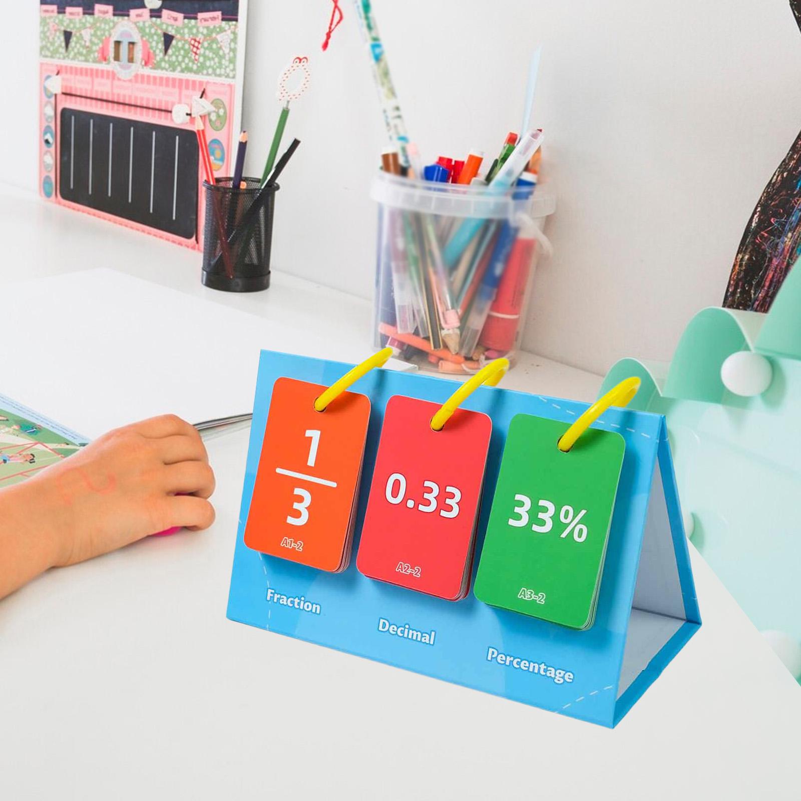 Fraction Percentage Decimal Fl - Kids Education Charts reseña y precio