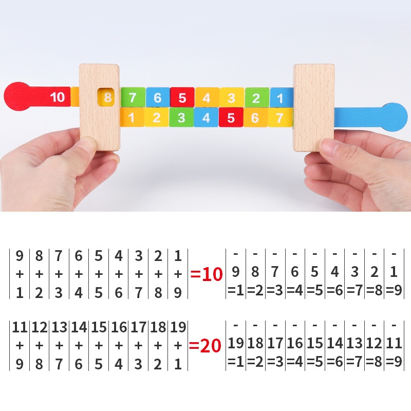 Children Wooden Math Arithmeti - Kids Education Number reseña y precio